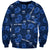 Manu Samoa Rugby Sweatshirt Polynesian Style With Hibiscus LT9 Unisex Blue - Polynesian Pride