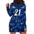 (Custom Text And Number) Manu Samoa Rugby Hoodie Dress Polynesian Style With Hibiscus LT9 - Polynesian Pride