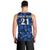 (Custom Text And Number) Manu Samoa Rugby Men Tank Top Polynesian Style With Hibiscus LT9 - Polynesian Pride