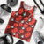 (Custom Text And Number) Tonga Rugby Men Tank Top Polynesian Style With Hibiscus LT9 Red - Polynesian Pride