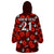 (Custom Text And Number) Tonga Rugby Wearable Blanket Hoodie Polynesian Style With Hibiscus LT9 - Polynesian Pride