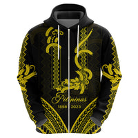 Custom Philippines Independence Day Hoodie Pechera With Side Barong Patterns LT9 - Polynesian Pride