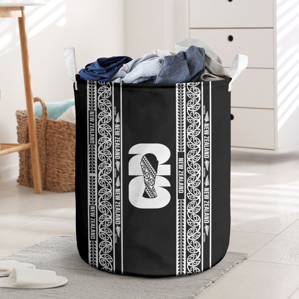 New Zealand Football White Fern Supporter Laundry Basket LT9 Black - Polynesian Pride