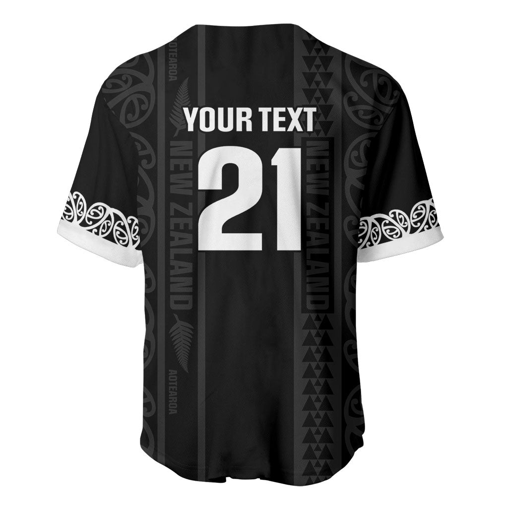 Custom New Zealand Football White Fern Supporter Baseball Jersey LT9 - Polynesian Pride