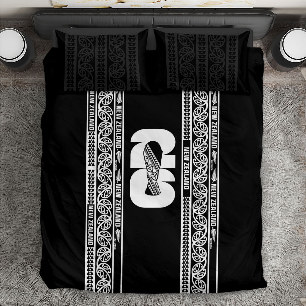 New Zealand Football White Fern Supporter Bedding Set LT9 Black - Polynesian Pride