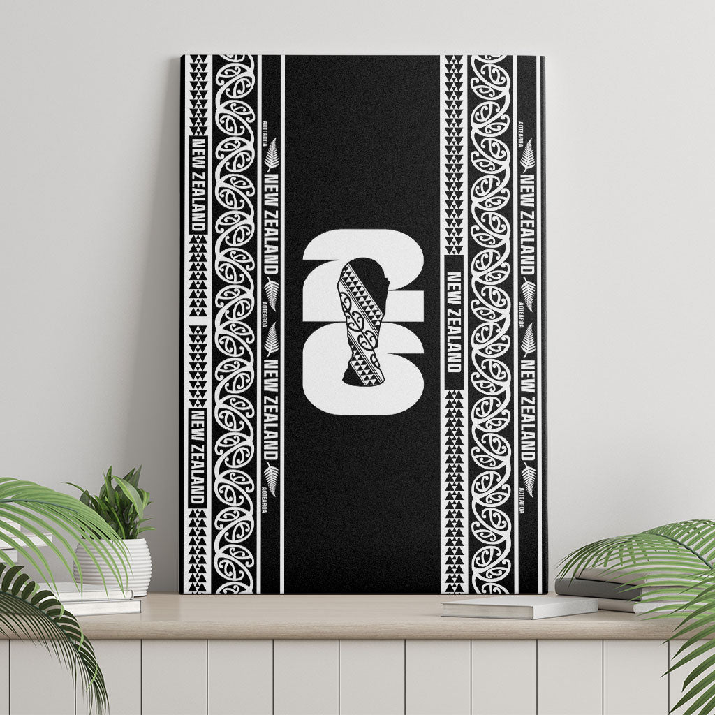 New Zealand Football White Fern Supporter Canvas Wall Art LT9 - Polynesian Pride
