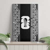 New Zealand Football White Fern Supporter Canvas Wall Art LT9 - Polynesian Pride