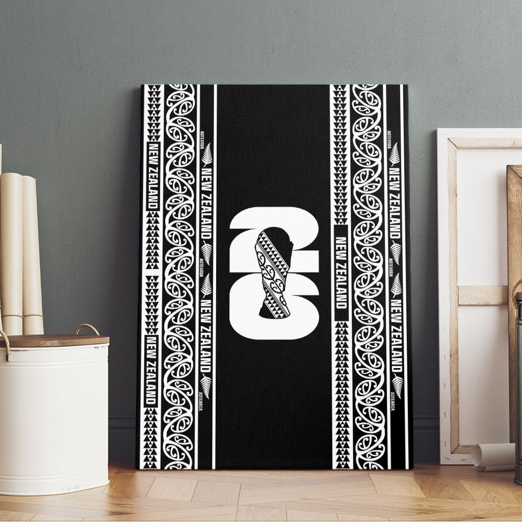 New Zealand Football White Fern Supporter Canvas Wall Art LT9 - Polynesian Pride