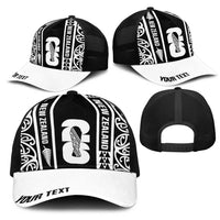 Personalised New Zealand Football White Fern Supporter Mesh Trucker Cap LT9 - Polynesian Pride