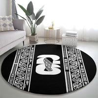 New Zealand Football White Fern Supporter Round Carpet LT9 - Polynesian Pride