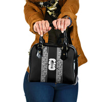 New Zealand Football White Fern Supporter Shoulder Handbag LT9 One Size Black - Polynesian Pride