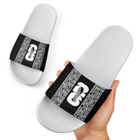 New Zealand Football White Fern Supporter Slide Sandals LT9 - Polynesian Pride