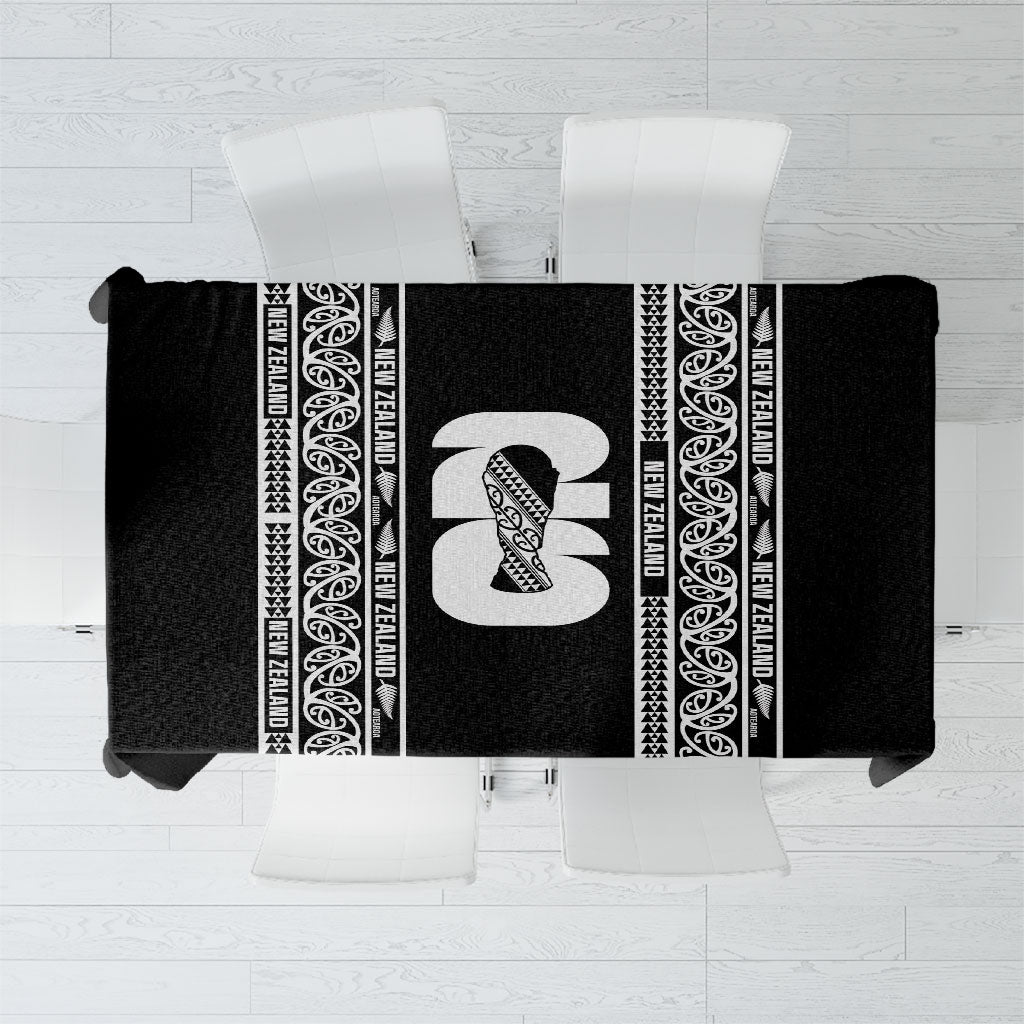 New Zealand Football White Fern Supporter Tablecloth LT9 Black - Polynesian Pride