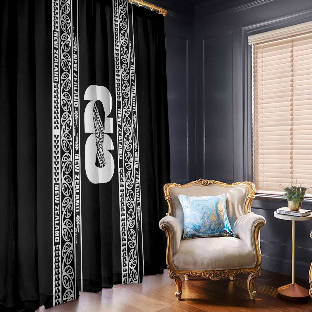 New Zealand Football White Fern Supporter Window Curtain LT9 - Polynesian Pride