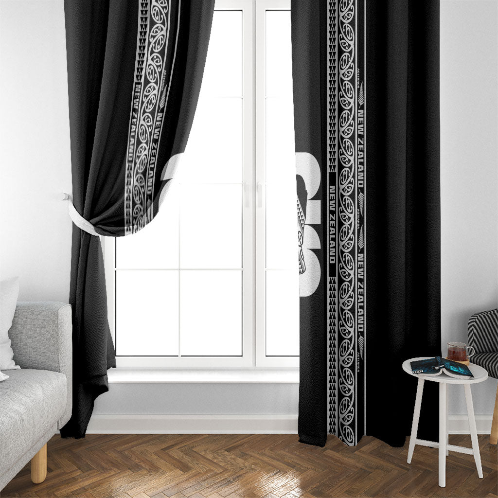 New Zealand Football White Fern Supporter Window Curtain LT9 - Polynesian Pride
