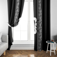 New Zealand Football White Fern Supporter Window Curtain LT9 - Polynesian Pride