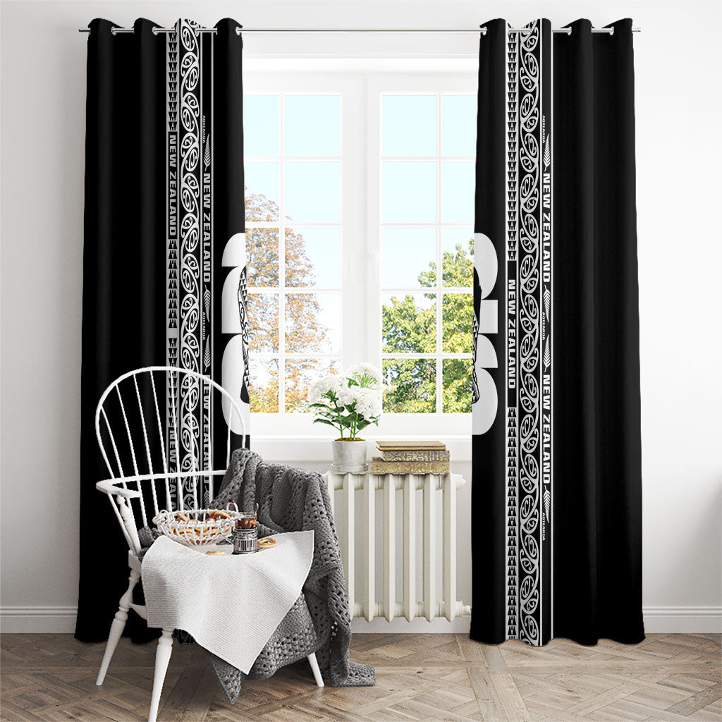 New Zealand Football White Fern Supporter Window Curtain LT9 - Polynesian Pride