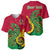 Personalised Vanuatu Islands Baseball Jersey Polynesian Tattoo and Sea Turtle LT9 - Polynesian Pride