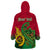 Personalised Vanuatu Islands Wearable Blanket Hoodie Polynesian Tattoo and Sea Turtle LT9 - Polynesian Pride