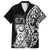 671 Guam Personalised Family Matching Off Shoulder Short Dress and Hawaiian Shirt Latte Stone Tribal