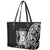 671 Guam Personalised Leather Tote Bag Latte Stone Tribal