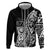 671 Guam Personalised Zip Hoodie Latte Stone Tribal