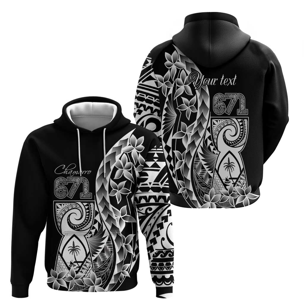 671 Guam Personalised Zip Hoodie Latte Stone Tribal