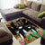 671 Guam Personalised Area Rug Latte Stone and Tropical Flowers