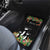 671 Guam Personalised Car Mats Latte Stone and Tropical Flowers