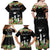 671 Guam Personalised Family Matching Off Shoulder Maxi Dress and Hawaiian Shirt Latte Stone and Tropical Flowers