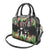 671 Guam Personalised Shoulder Handbag Latte Stone and Tropical Flowers