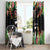 671 Guam Personalised Window Curtain Latte Stone and Tropical Flowers