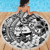 Guam Hafa Adai Guasali Flowers Beach Blanket LT9 - Polynesian Pride