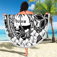 Guam Hafa Adai Guasali Flowers Beach Blanket LT9 - Polynesian Pride