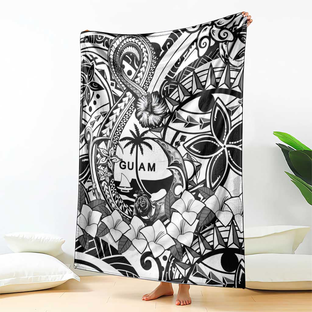 Guam Hafa Adai Guasali Flowers Blanket LT9 - Polynesian Pride