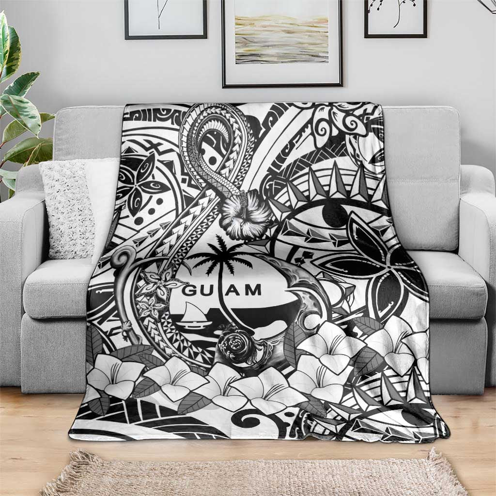 Guam Hafa Adai Guasali Flowers Blanket LT9 - Polynesian Pride
