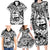 Guam Hafa Adai Guasali Flowers Family Matching Long Sleeve Bodycon Dress and Hawaiian Shirt