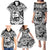 Guam Hafa Adai Guasali Flowers Family Matching Puletasi and Hawaiian Shirt