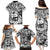 Guam Hafa Adai Guasali Flowers Family Matching Puletasi and Hawaiian Shirt