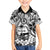 Guam Hafa Adai Guasali Flowers Family Matching Puletasi and Hawaiian Shirt