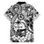 Guam Hafa Adai Guasali Flowers Family Matching Short Sleeve Bodycon Dress and Hawaiian Shirt