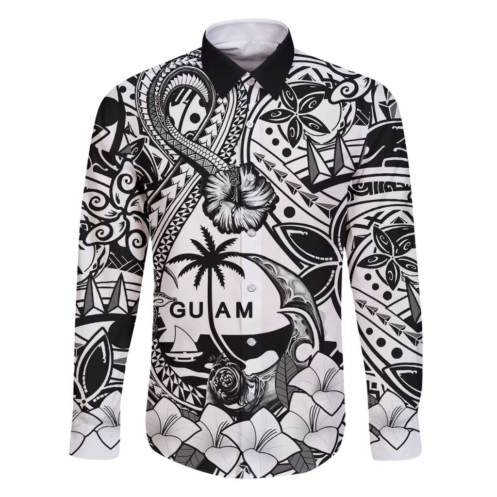 Guam Hafa Adai Guasali Flowers Family Matching Tank Maxi Dress and Hawaiian Shirt