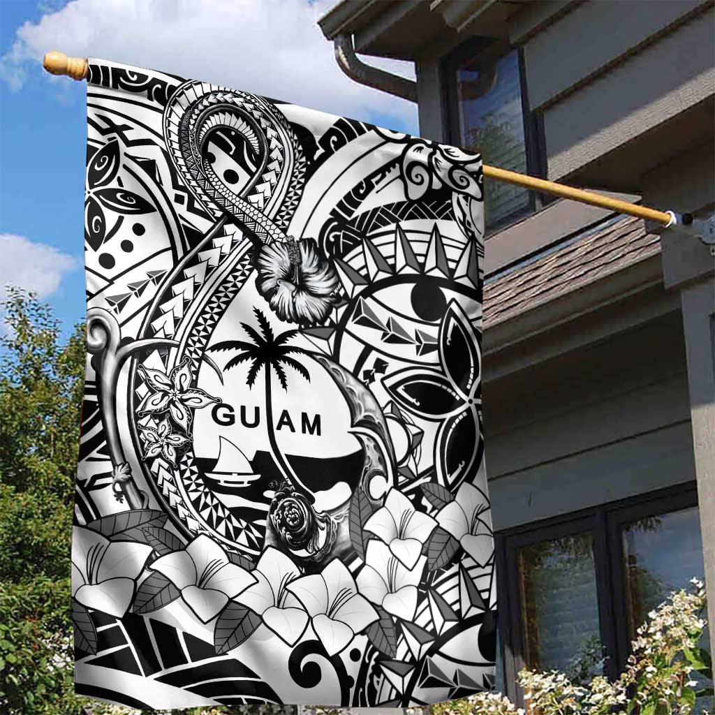 Guam Hafa Adai Guasali Flowers Garden Flag LT9 - Polynesian Pride