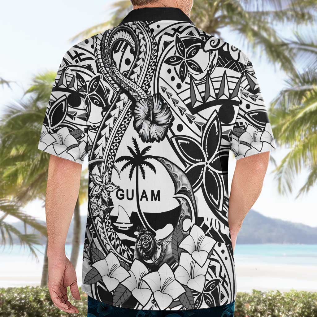 Guam Hafa Adai Guasali Flowers Hawaiian Shirt LT9 - Polynesian Pride