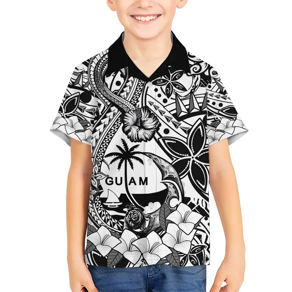 Guam Hafa Adai Guasali Flowers Hawaiian Shirt LT9 - Polynesian Pride