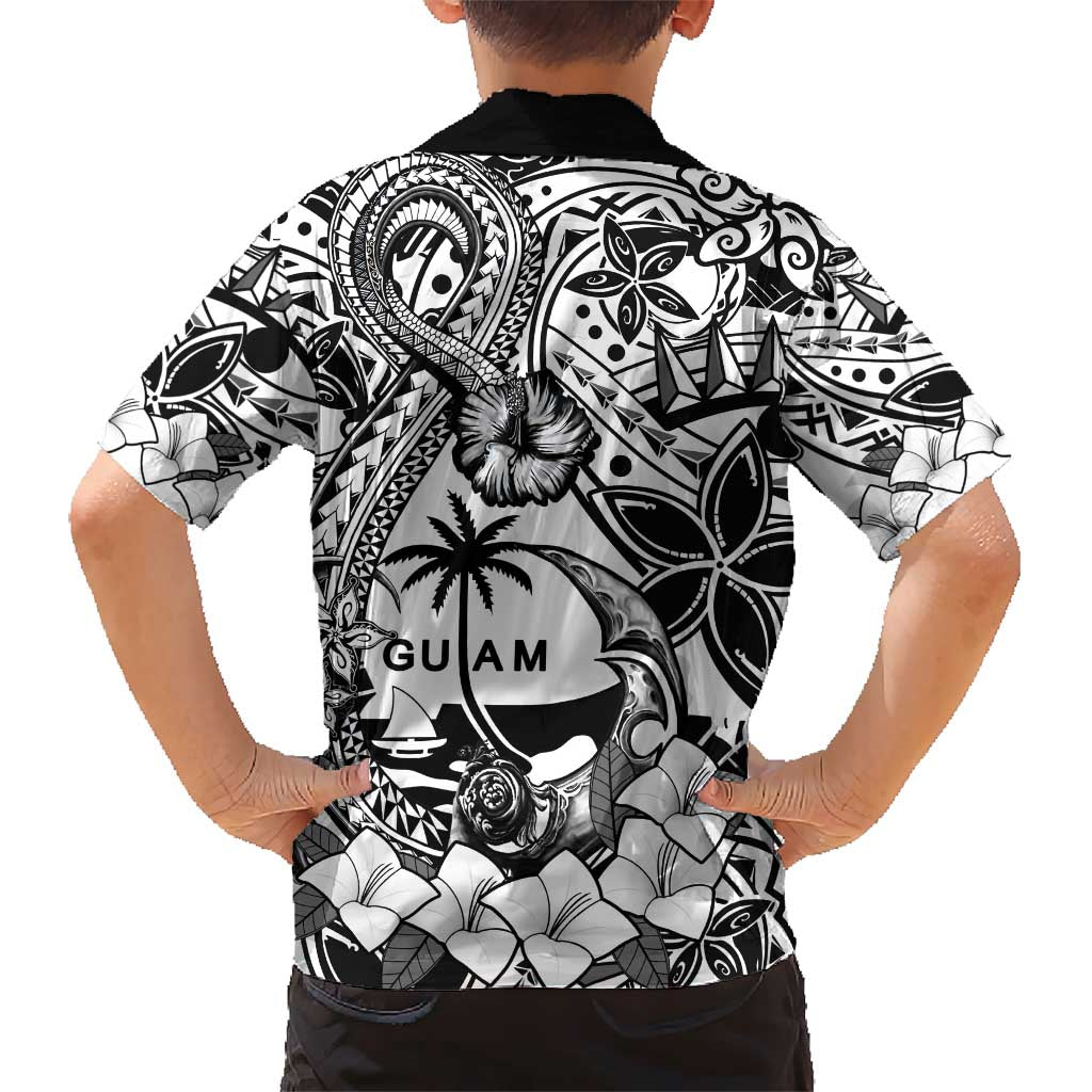 Guam Hafa Adai Guasali Flowers Hawaiian Shirt LT9 - Polynesian Pride
