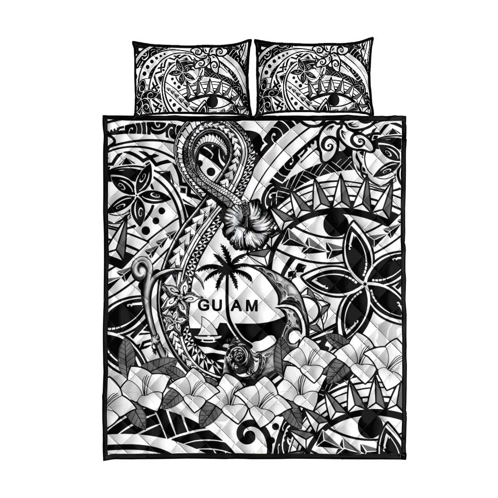Guam Hafa Adai Guasali Flowers Quilt Bed Set LT9 - Polynesian Pride