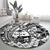 Guam Hafa Adai Guasali Flowers Round Carpet