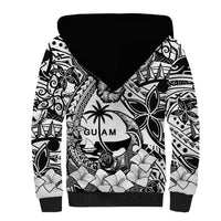 Guam Hafa Adai Guasali Flowers Sherpa Hoodie LT9 - Polynesian Pride