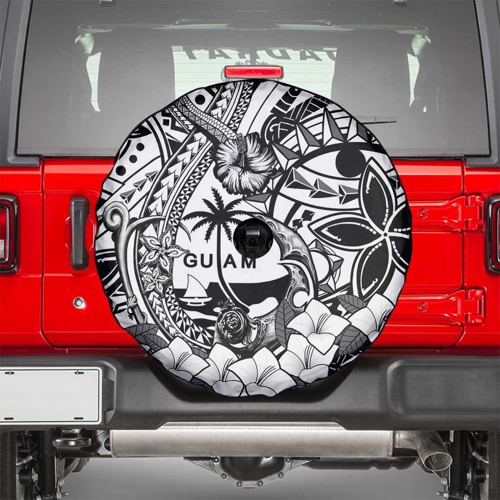 Guam Hafa Adai Guasali Flowers Spare Tire Cover LT9 - Polynesian Pride